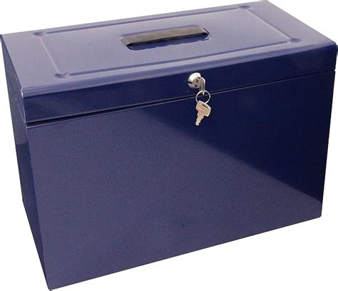 Cathedral Products A4 Steel File Box with Starter Pack of 5 